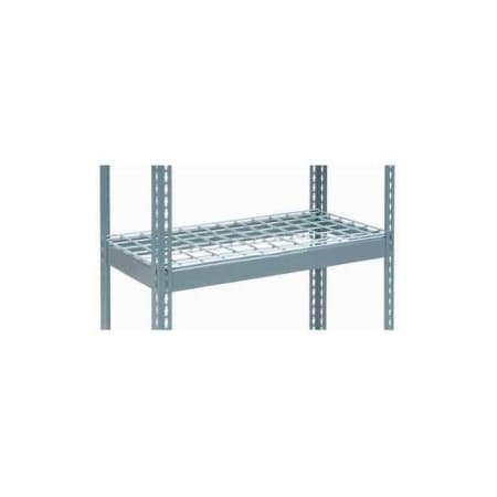 Global Equipment Additional Shelf Level Boltless Wire Deck 48"W x 24"D - Gray 717574